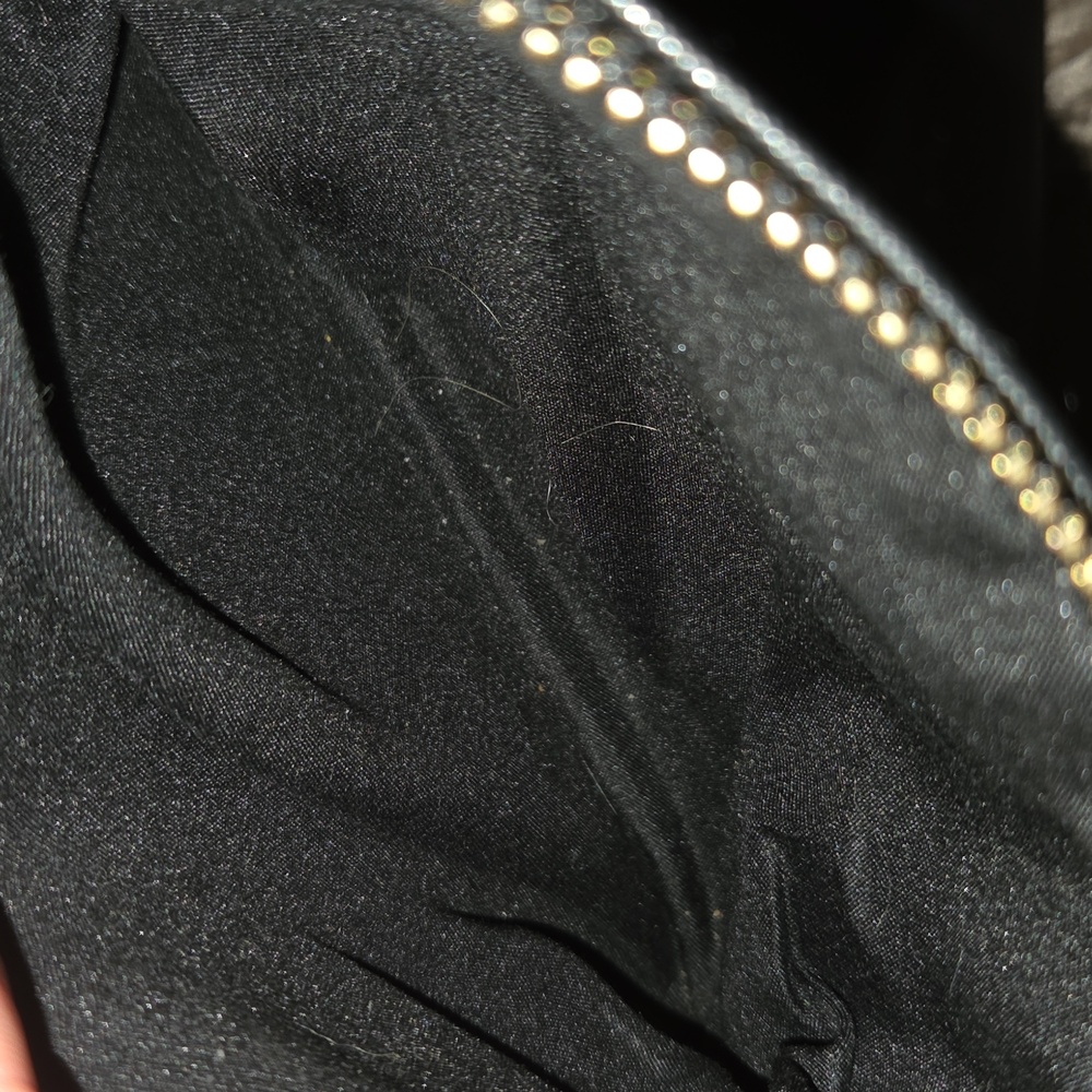Joan Vass Elegant Black Tote Bag With Small Bag - Picture 8 of 13